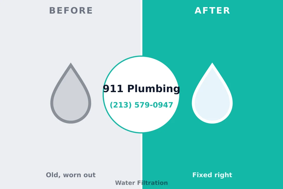Before and after: plumbing company French Lick, IN